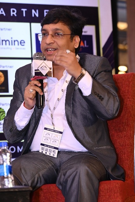 Vishal Jain speaking on panel